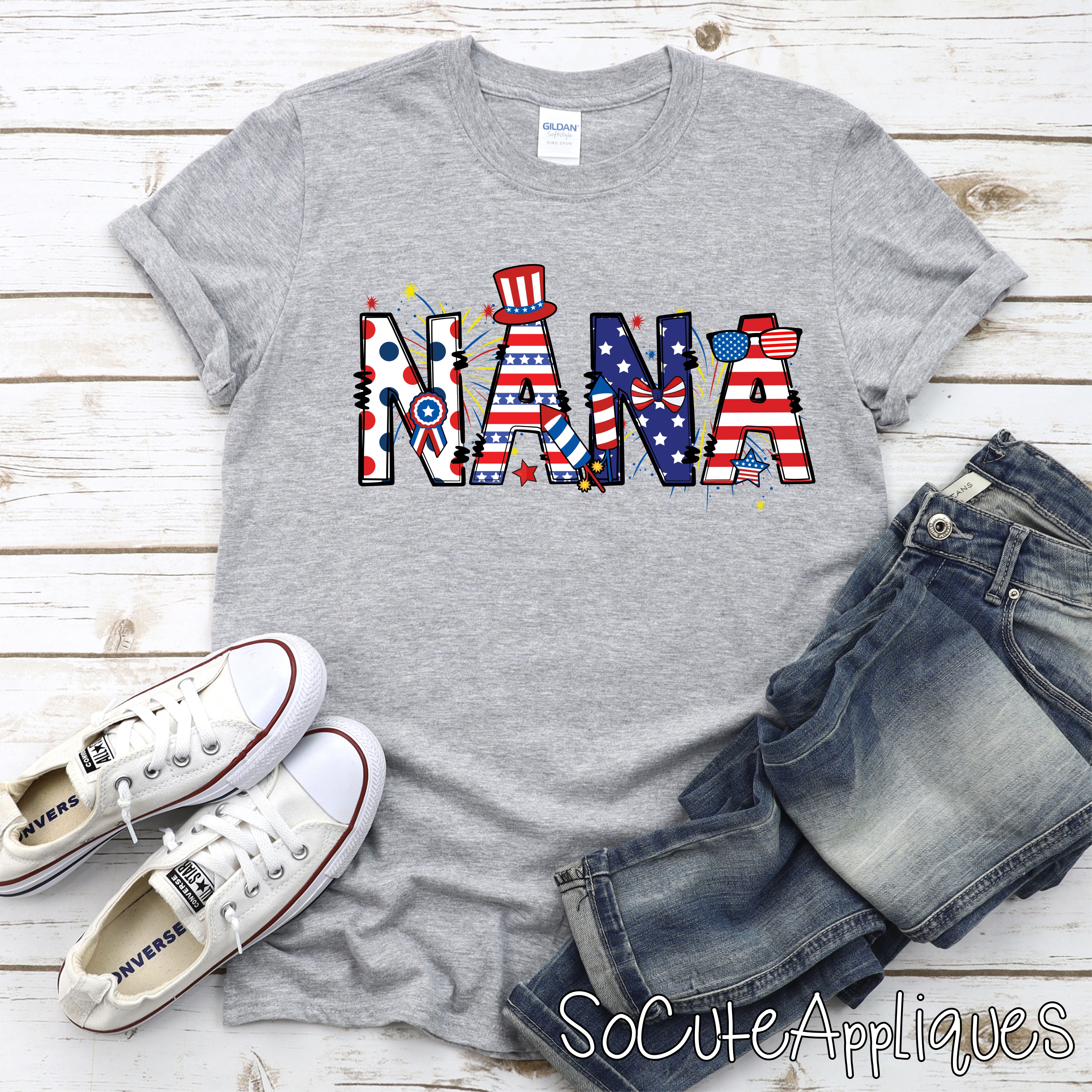 Nana FOURTH OF JULY *DTF* Transfer