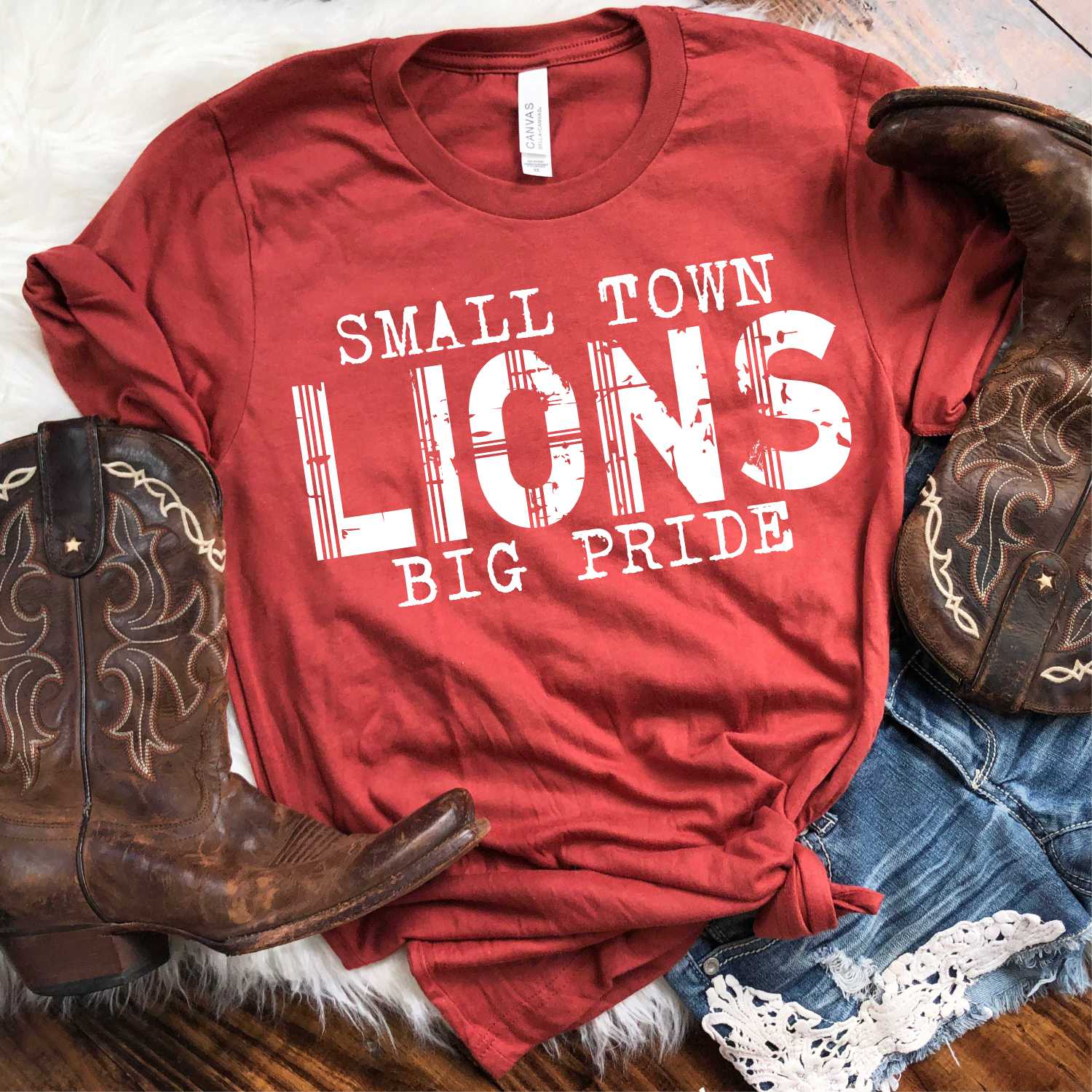 LIMITED EDITION LIONS Small Town Big Pride *ADULT* Screen Print