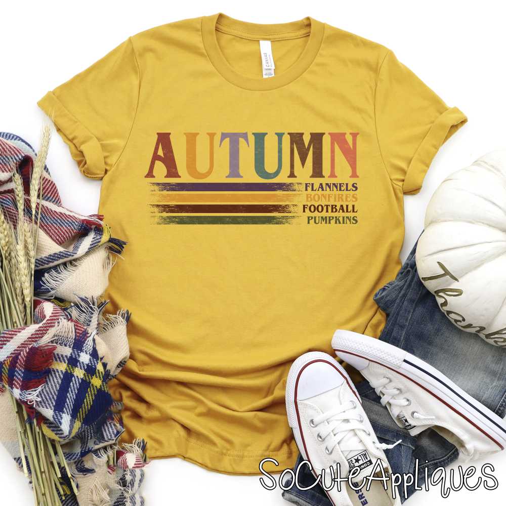 Autumn stripes *DTF* Transfer