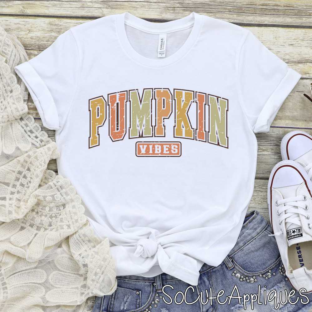 Pumpkin Vibes arched *DTF* Transfer
