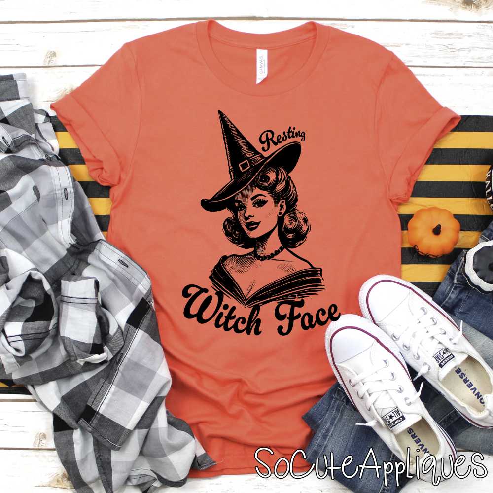Resting witch face *DTF* Transfer