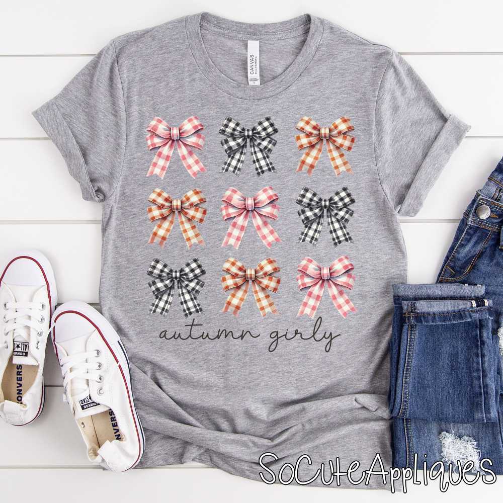 Autumn girly bows *DTF* Transfer
