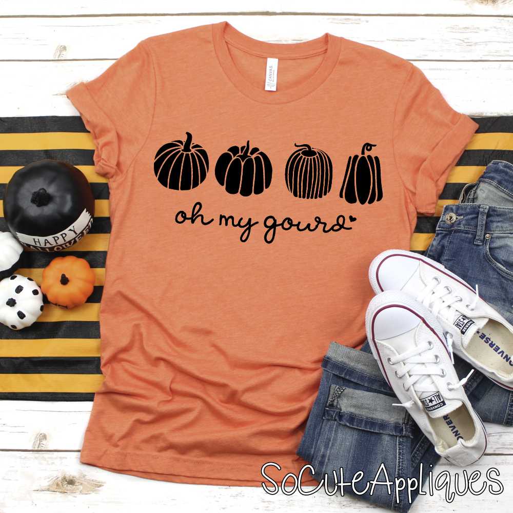 Oh my gourd BLACK *DTF* Transfer