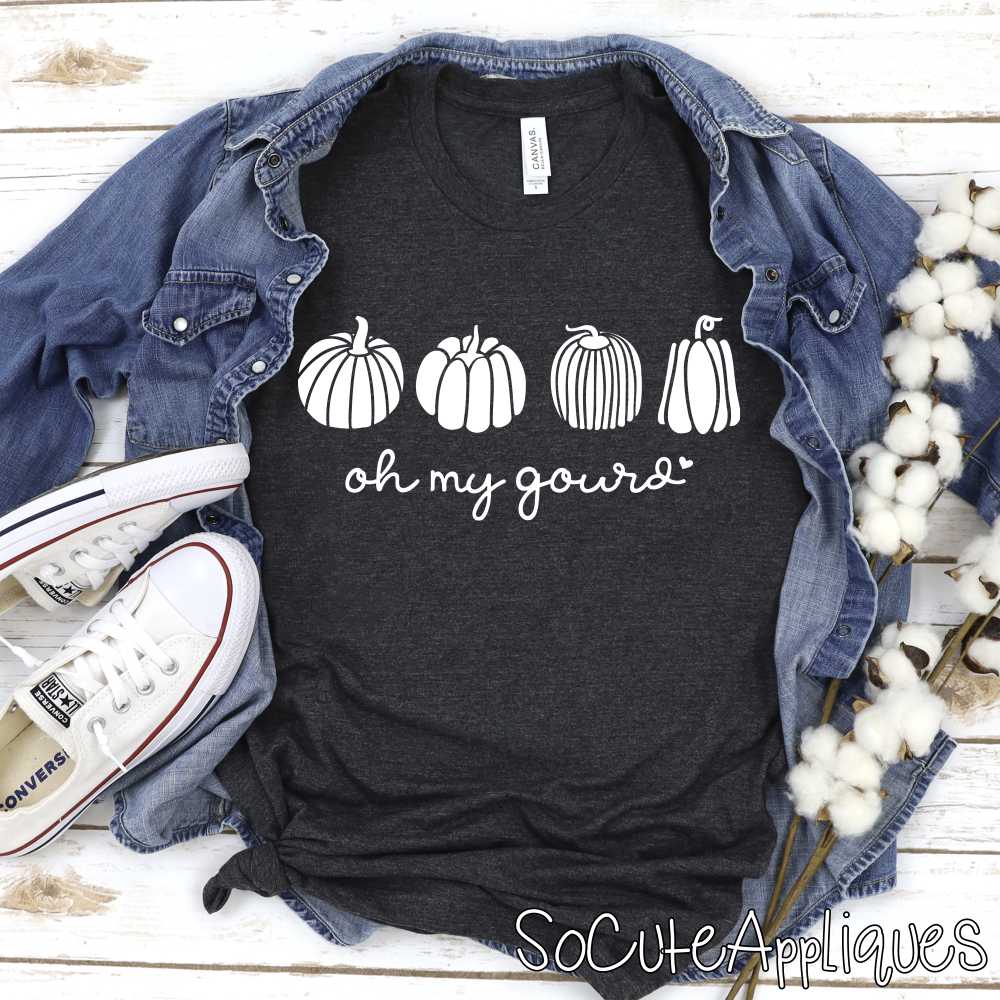 Oh my gourd WHITE *DTF* Transfer