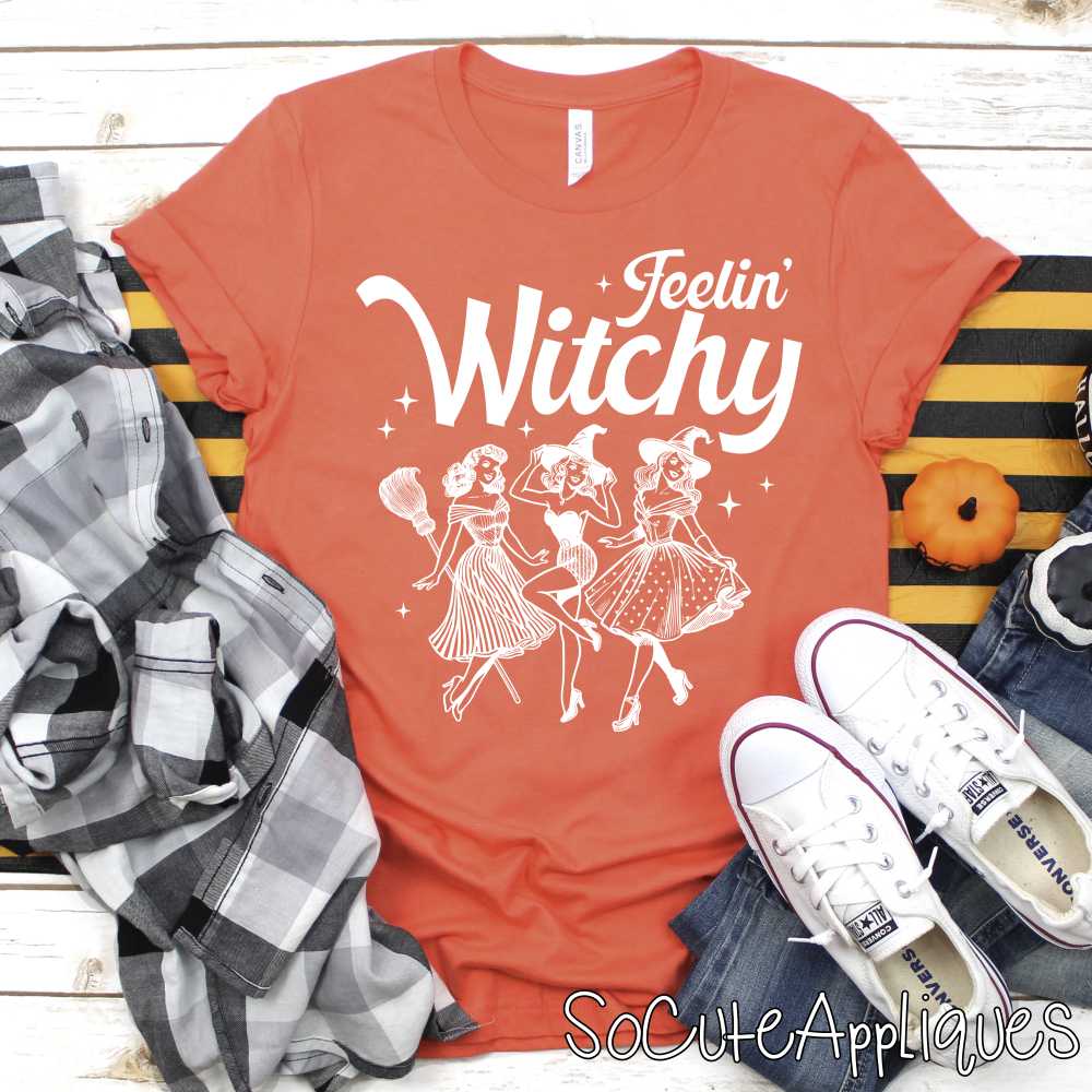 Feelin witchy WHITE *DTF* Transfer