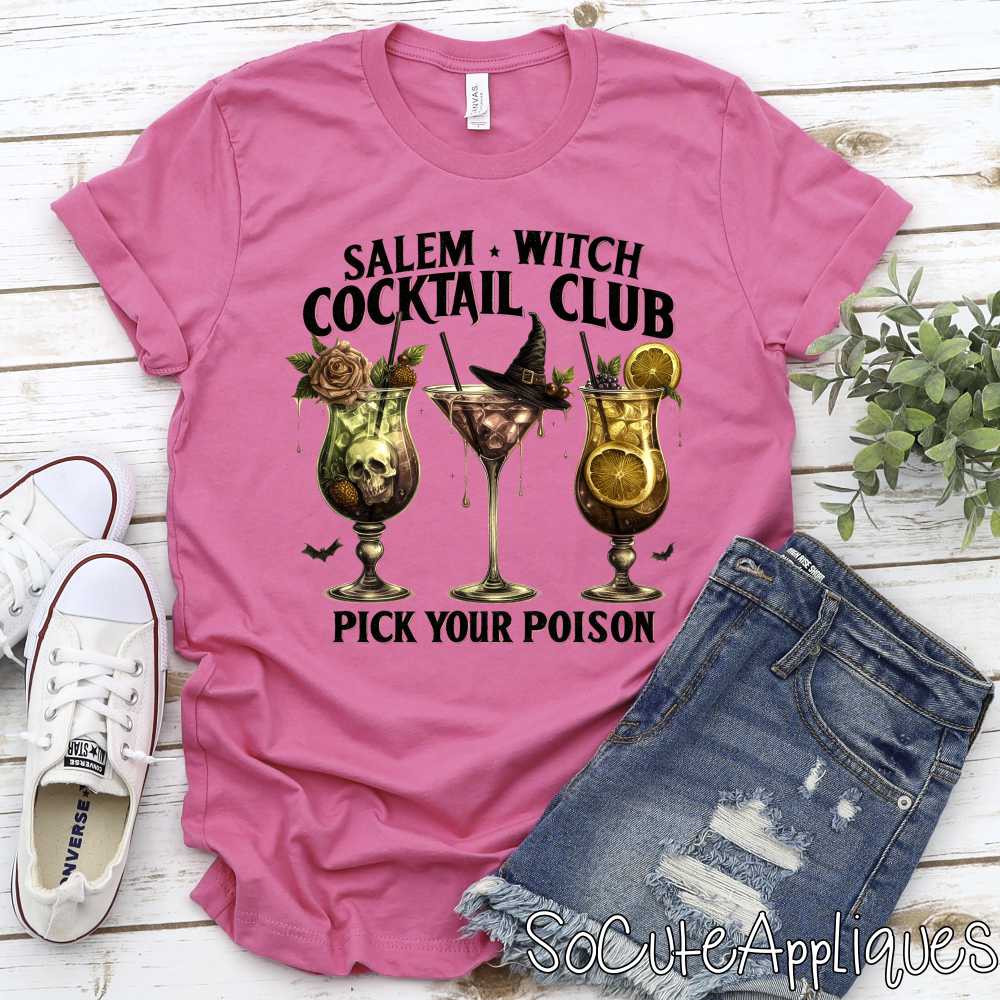 Salem witch cocktail club *DTF* Transfer