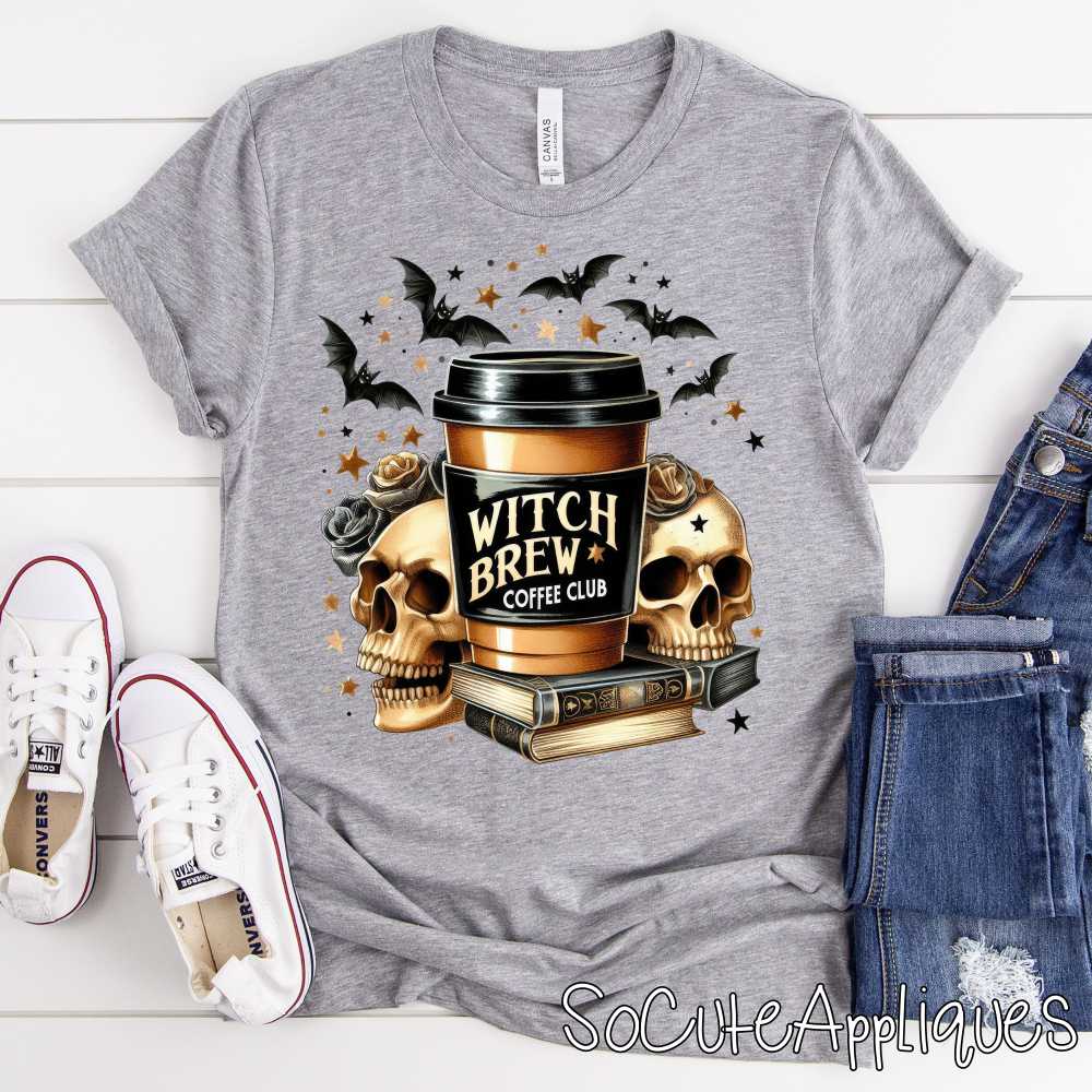 Witch brew coffee club *DTF* Transfer