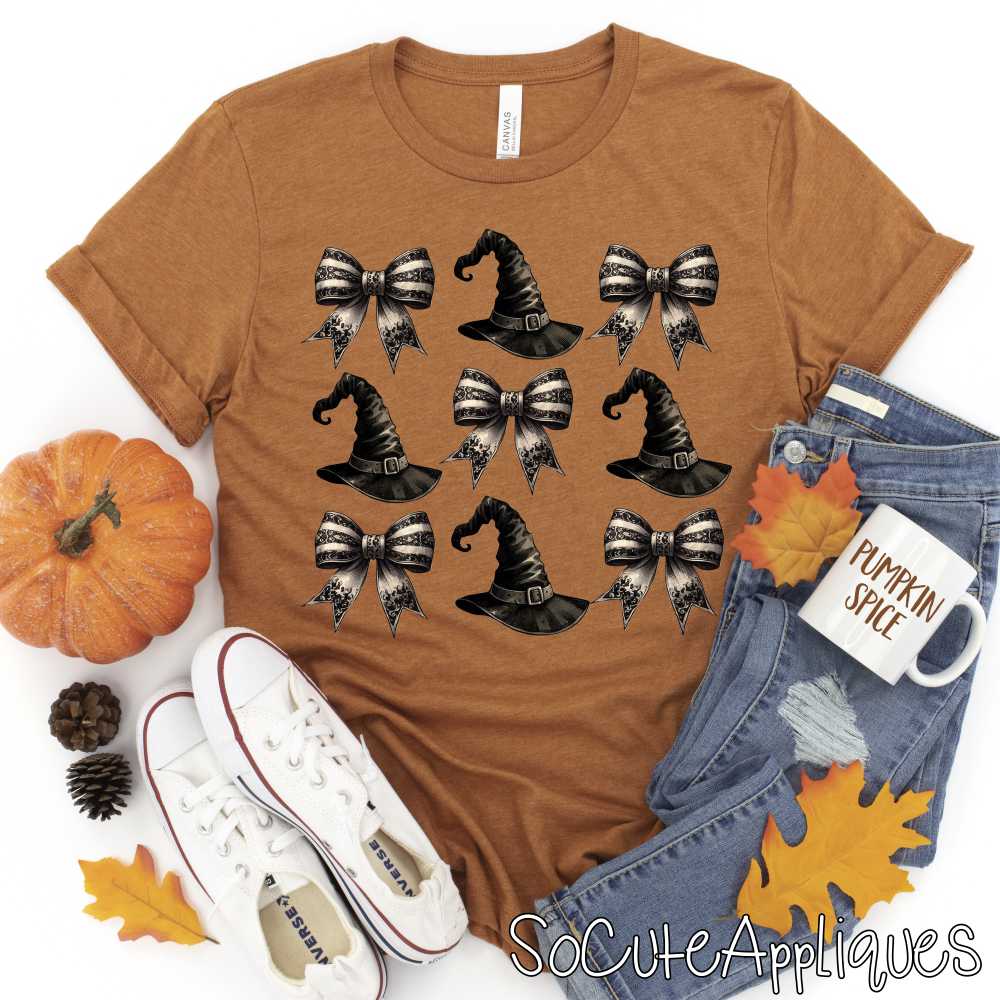 Witch hats and bows *DTF* Transfer