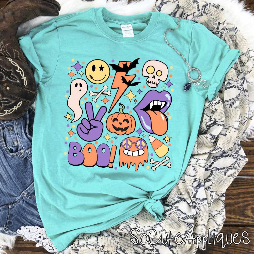 Boo halloween things *DTF* Transfer