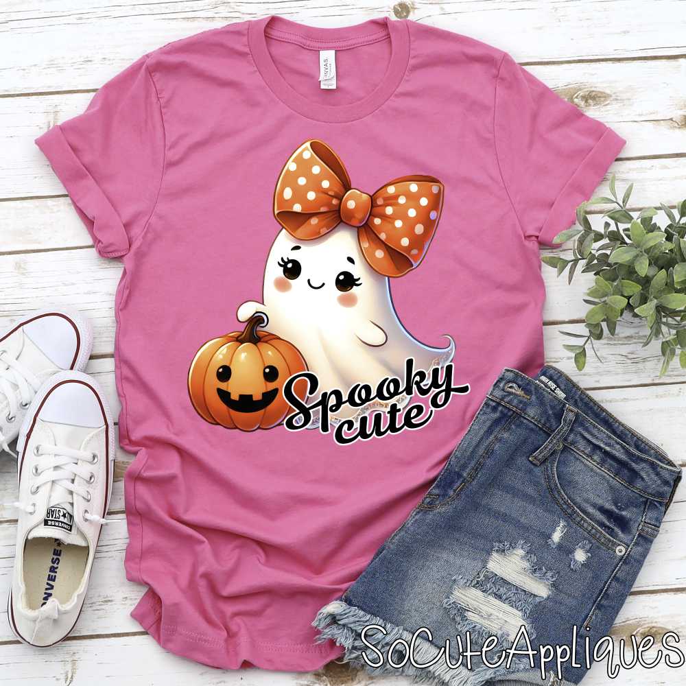 Spooky cute ghost pumpkin *DTF* Transfer
