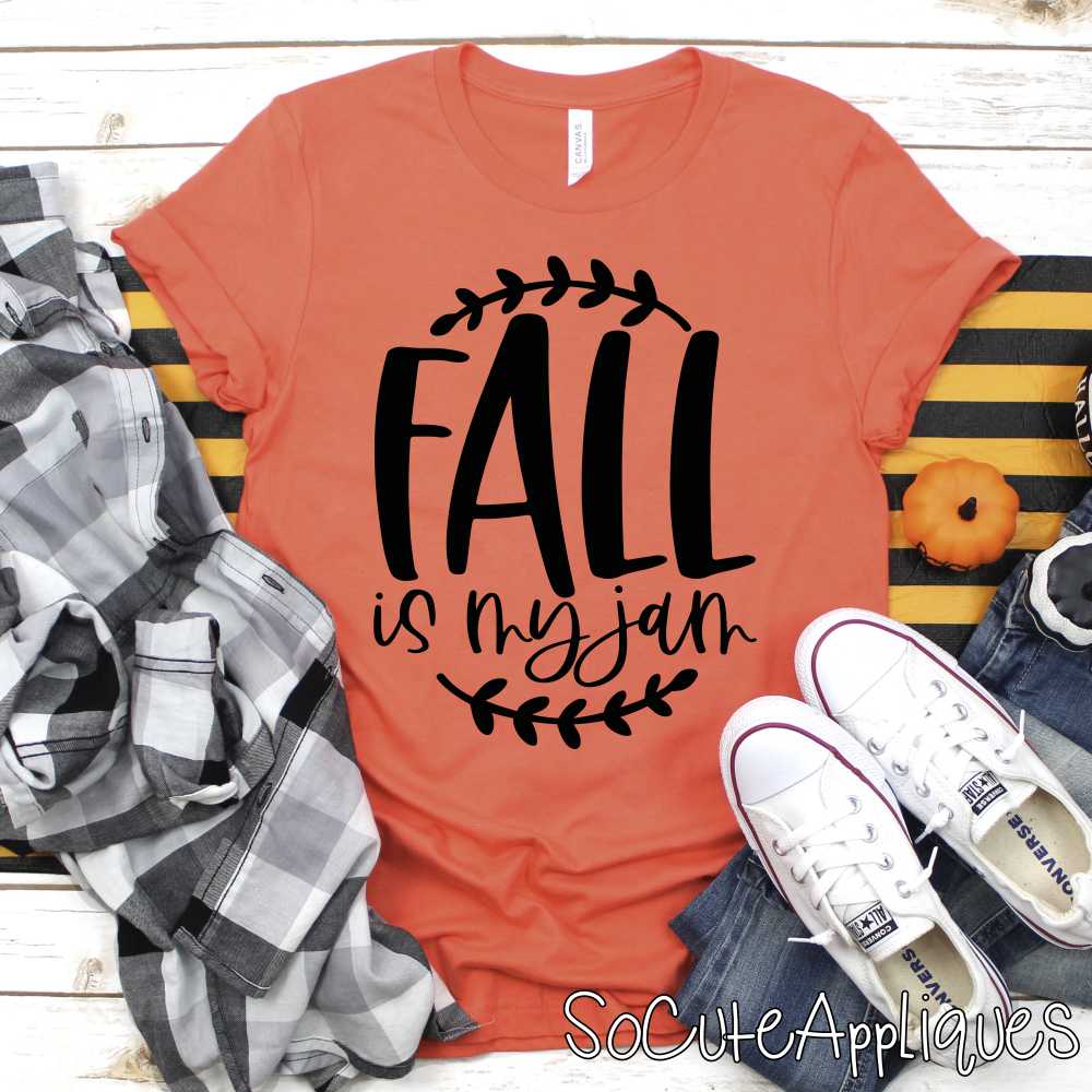 Fall is my Jam black *DTF* Transfer