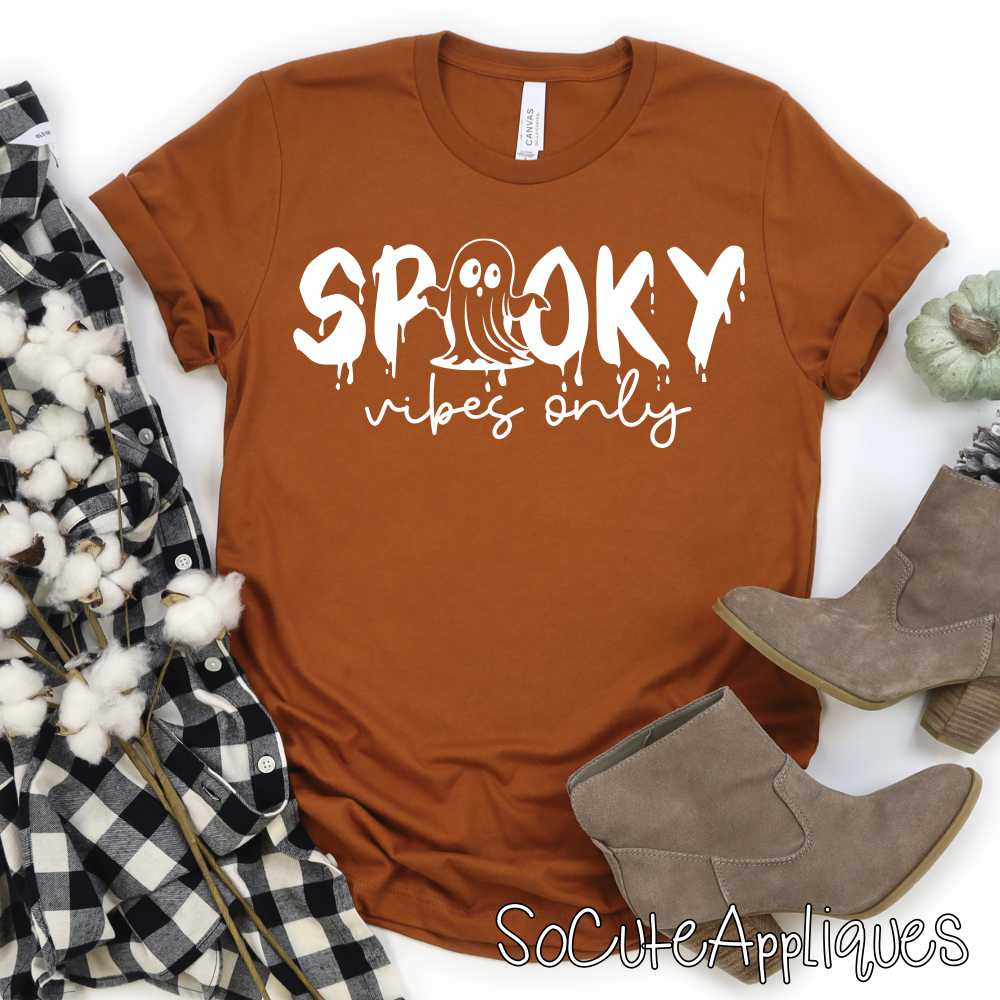 Spooky vibes only WHITE *DTF* Transfer