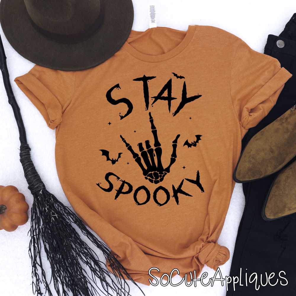 Stay spooky BLACK *DTF* Transfer