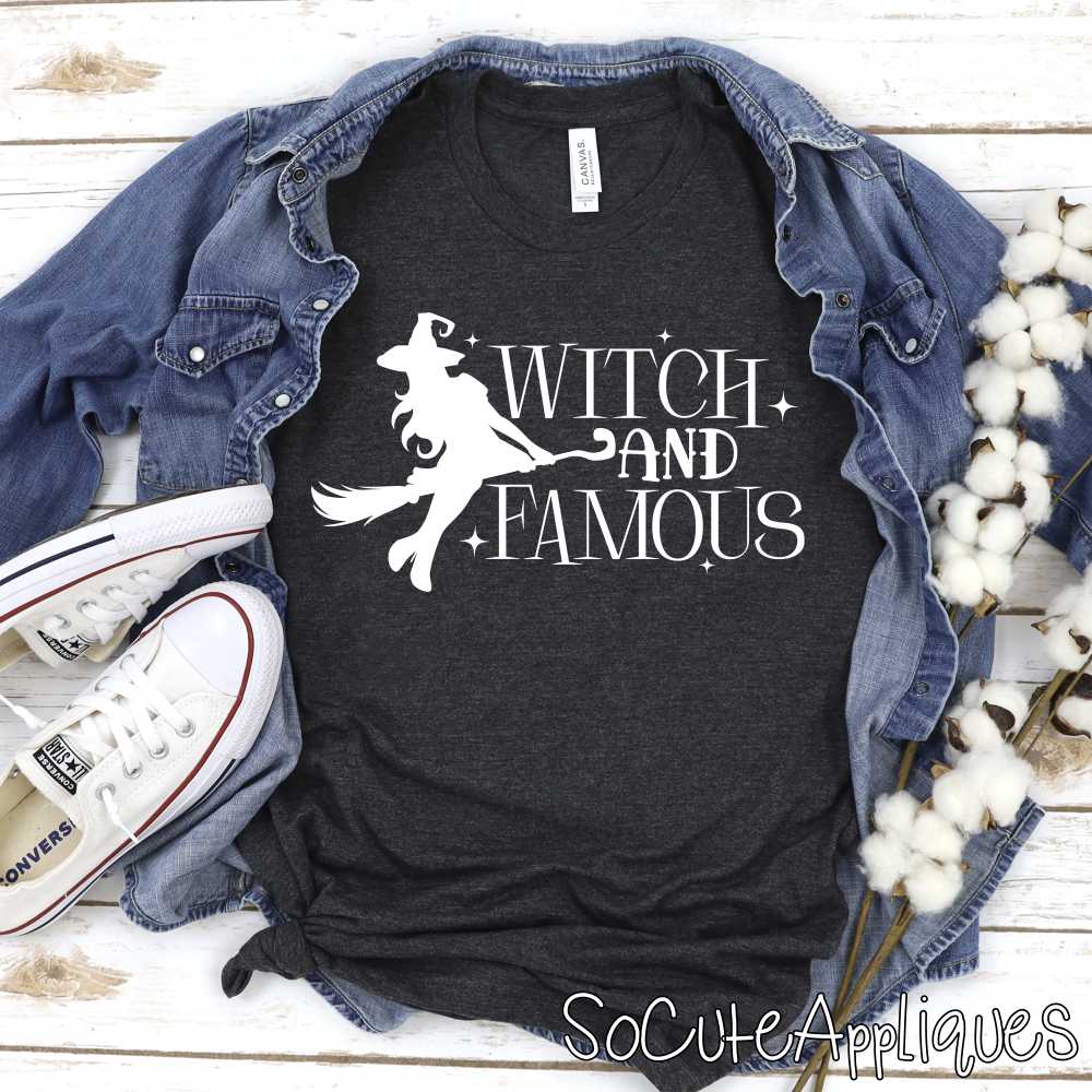 Witch and famous WHITE *DTF* Transfer