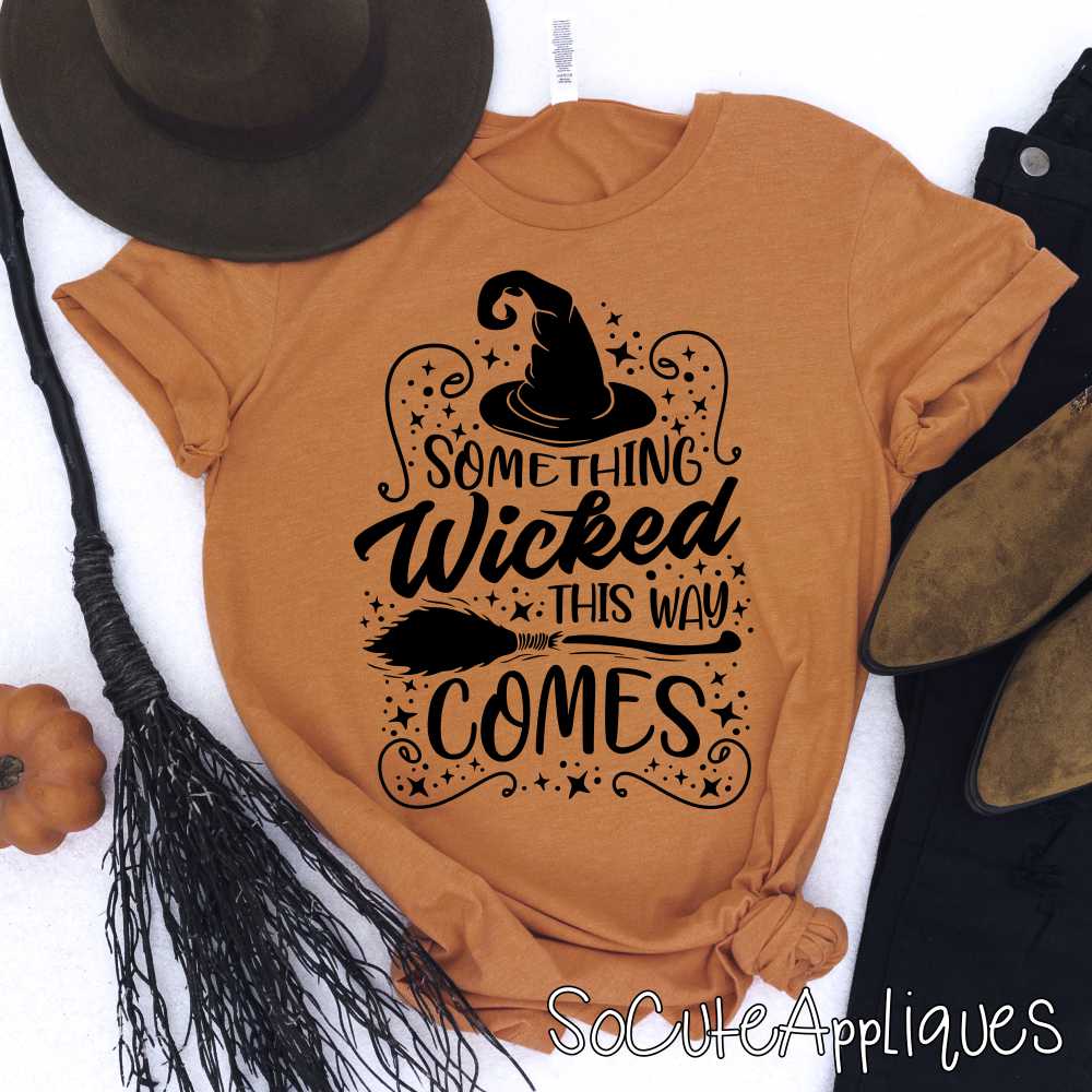 Something wicked this way comes BLACK *DTF* Transfer