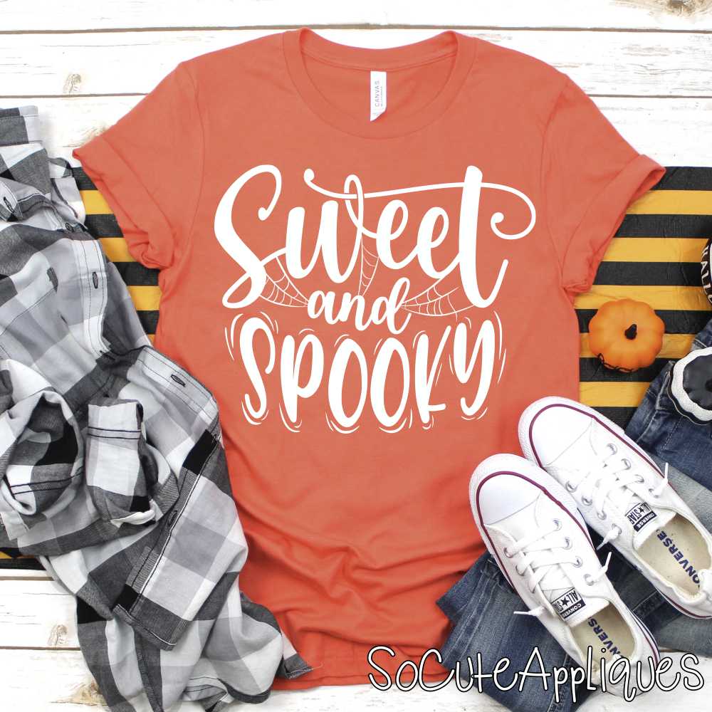 Sweet and spooky WHITE *DTF* Transfer