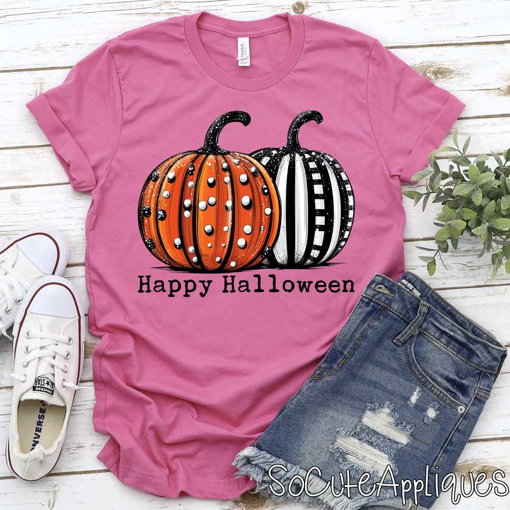 Happy Halloween pumpkins *DTF* Transfer