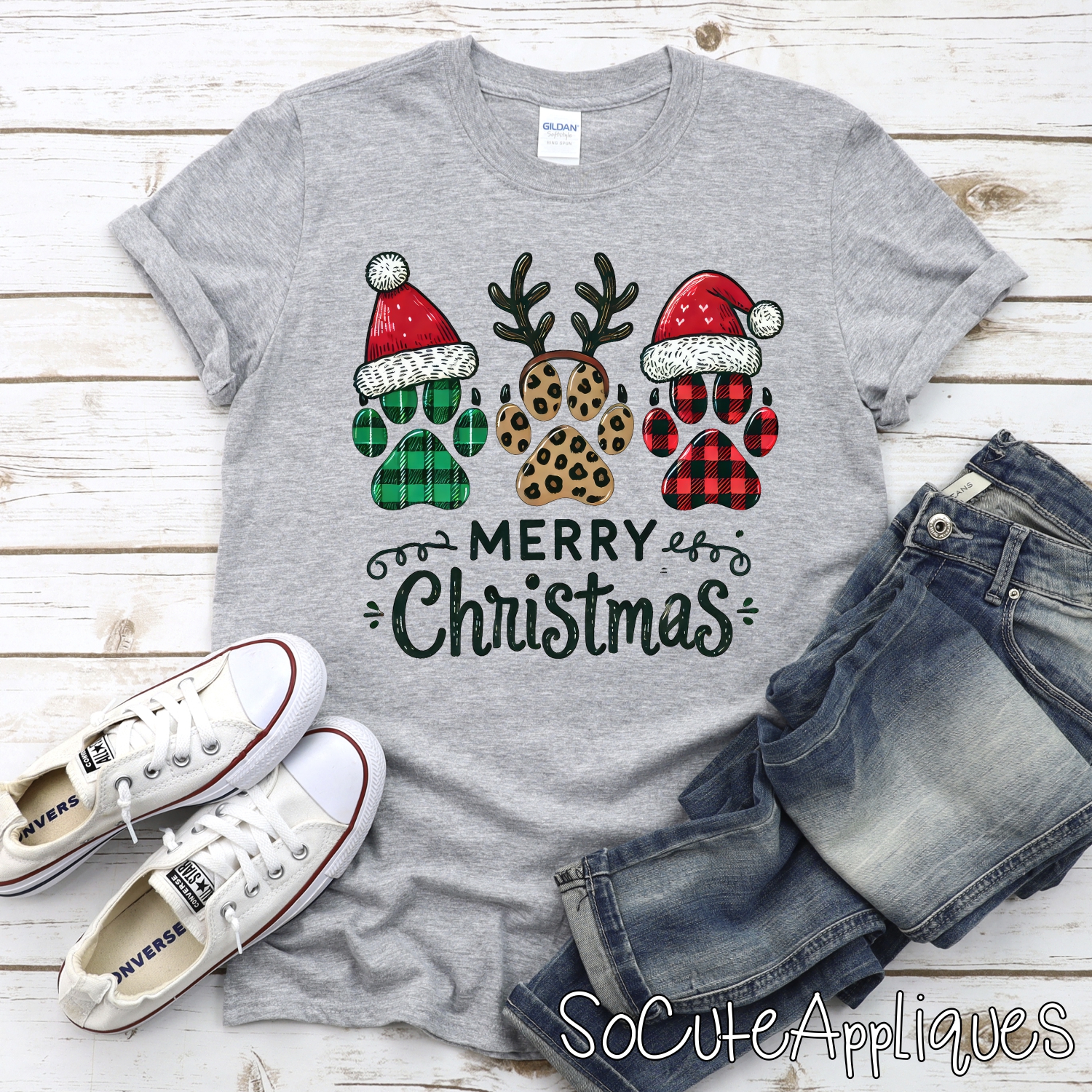 Dog Christmas *DTF* Transfer