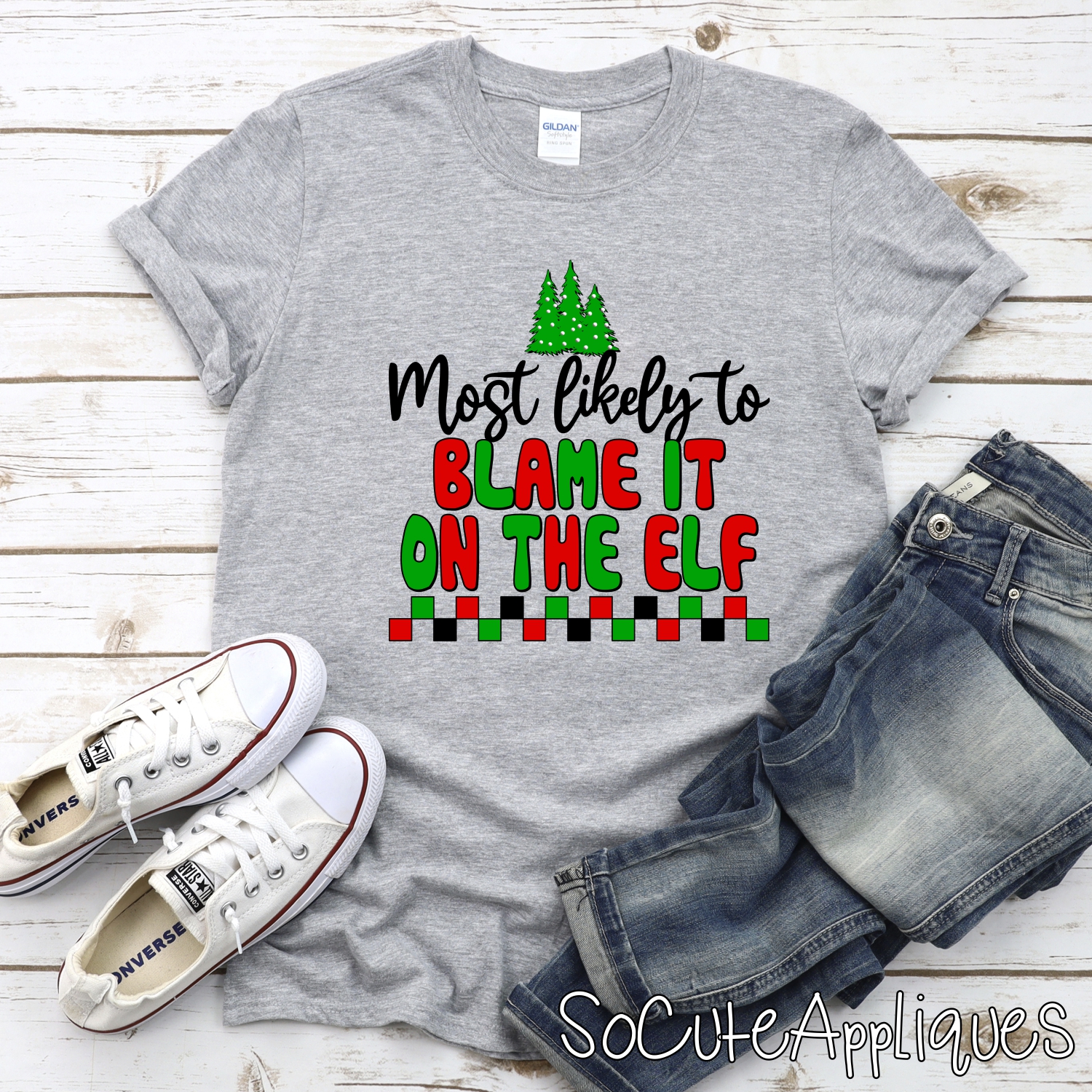 most likely to blame it on the elf *DTF* Transfer
