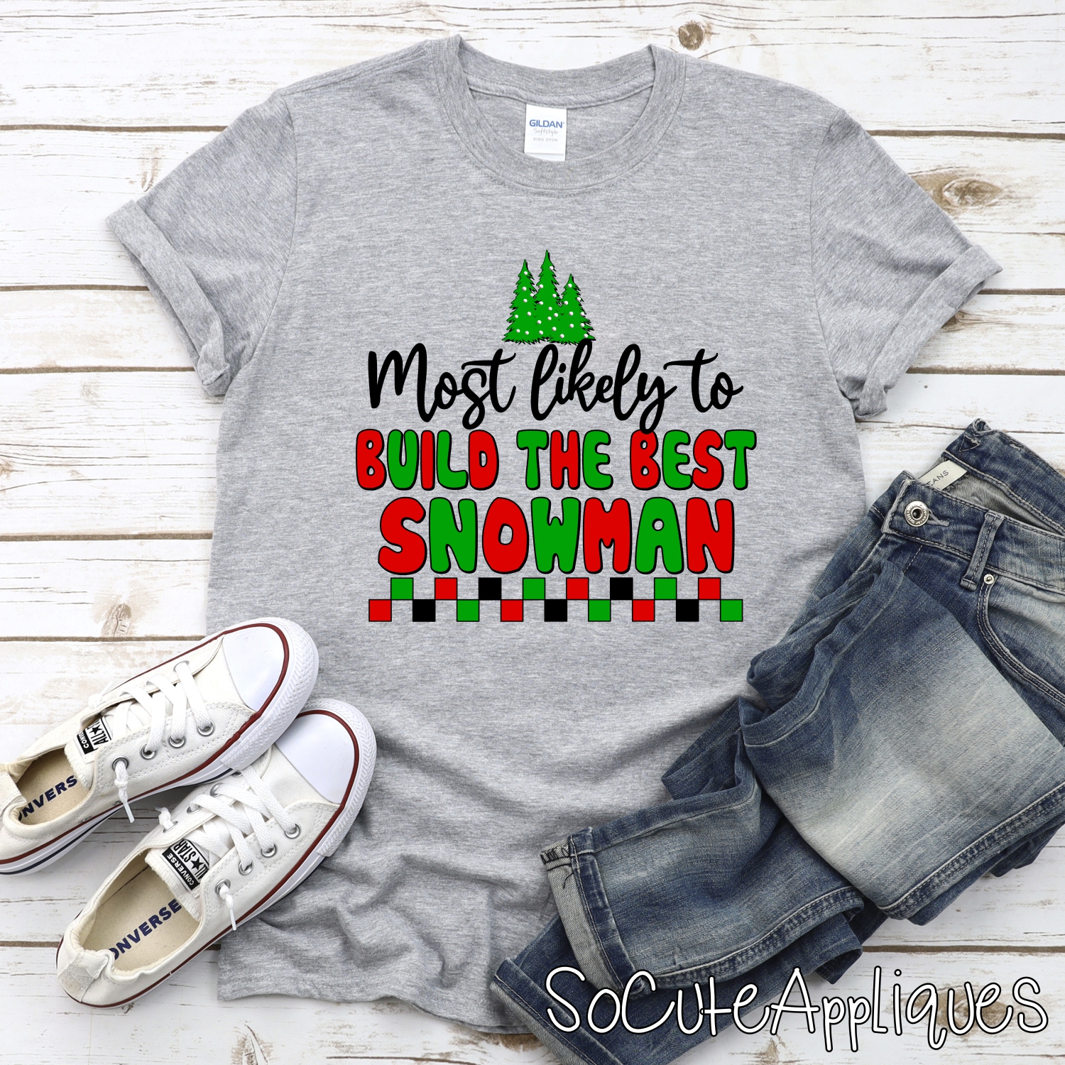 most likely to build the best snowman *DTF* Transfer