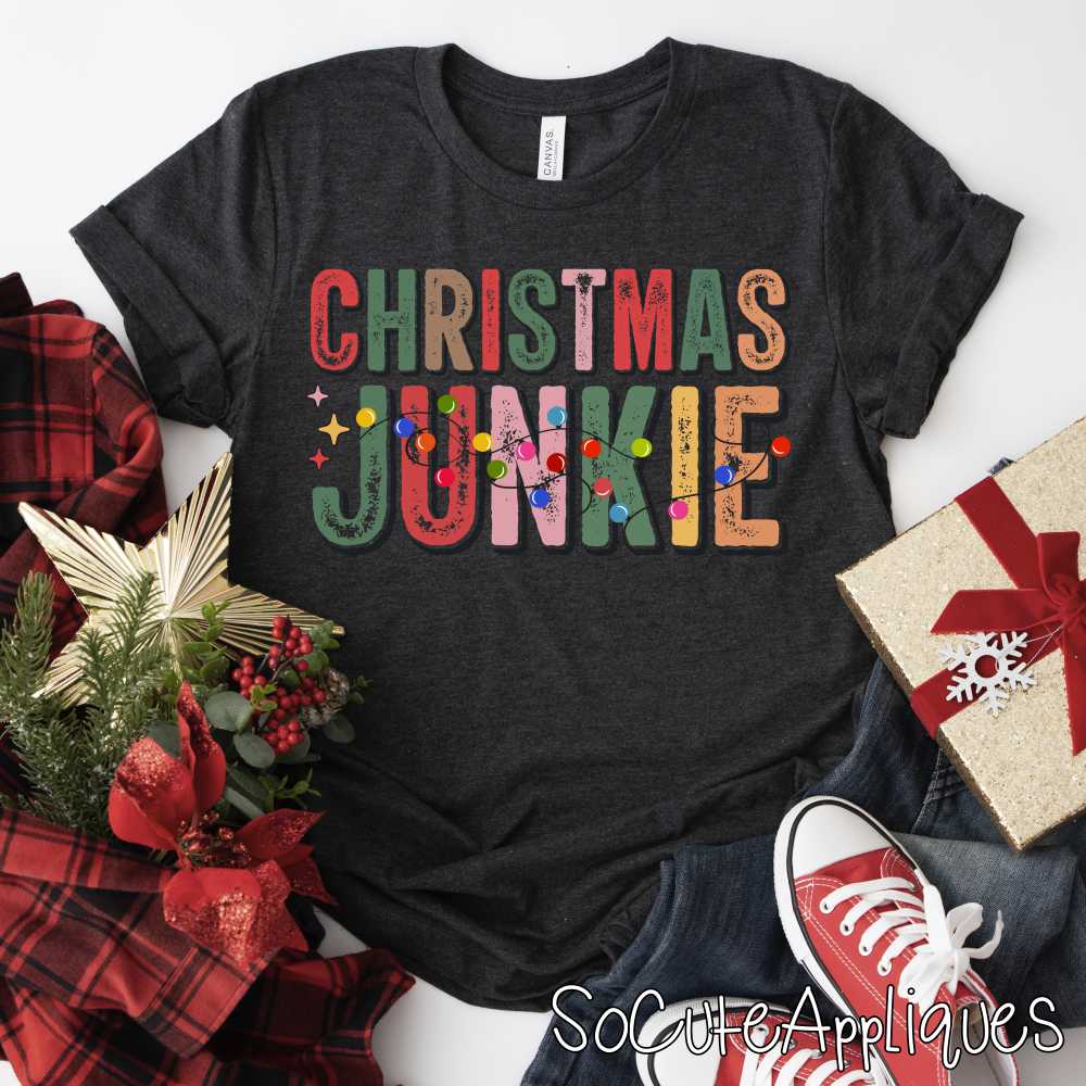 Christmas Junkie *DTF* Transfer