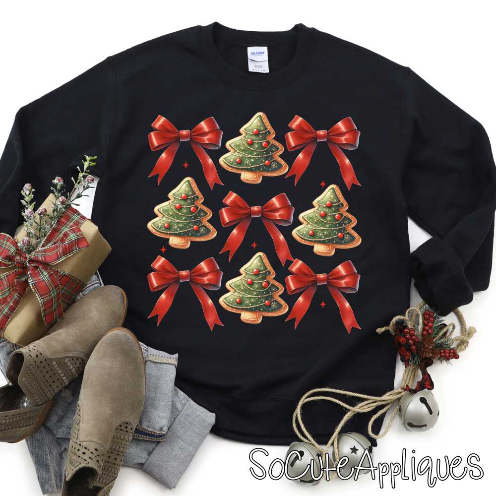 Trees and red bows *DTF* Transfer