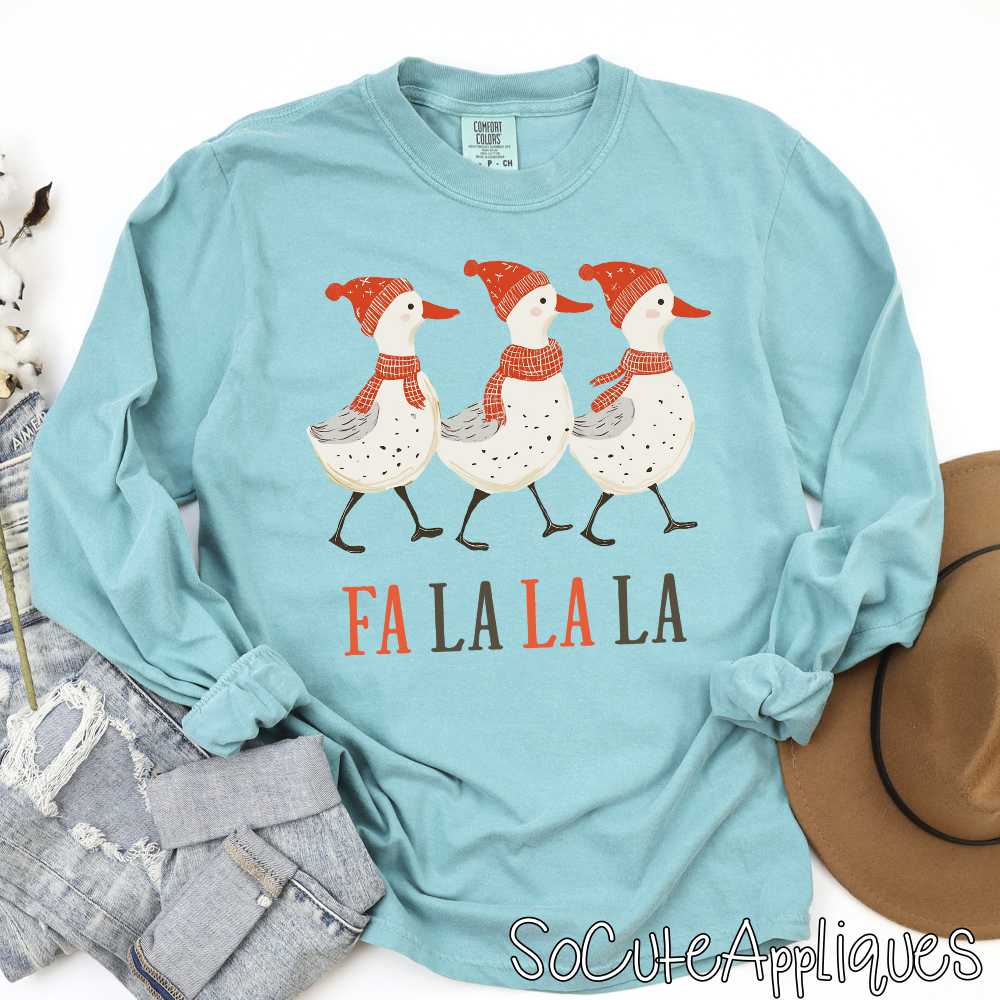 Fa La LA ducks *DTF* Transfer