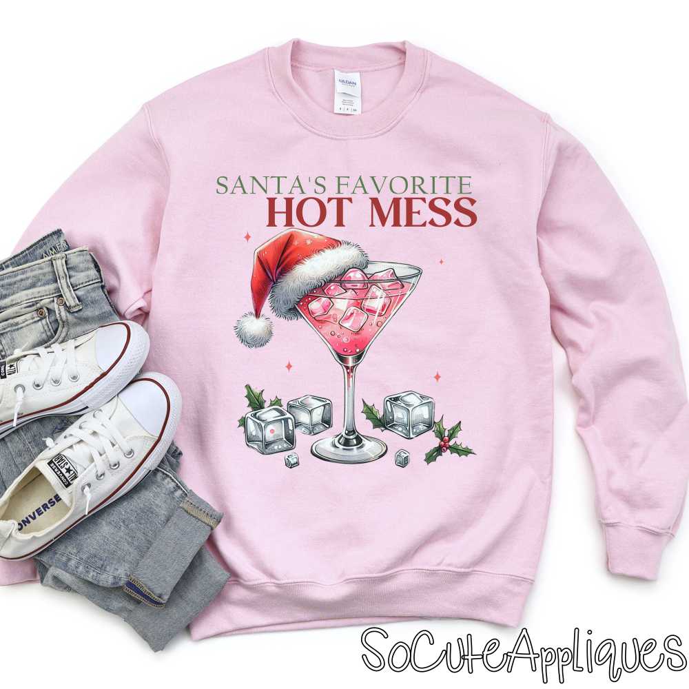 Santas favorite hot mess *DTF* Transfer