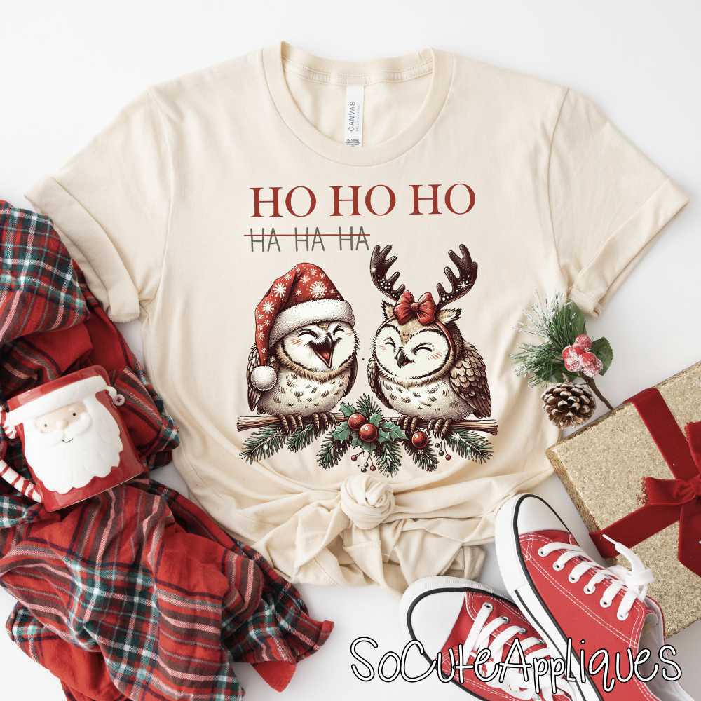 Ho ho ho owls *DTF* Transfer