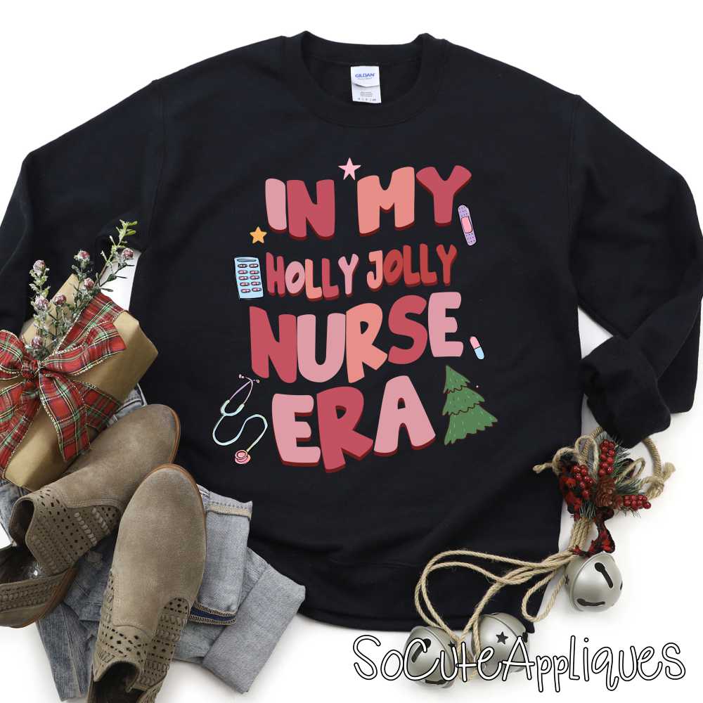 In my holly jolly nurse era *DTF* Transfer