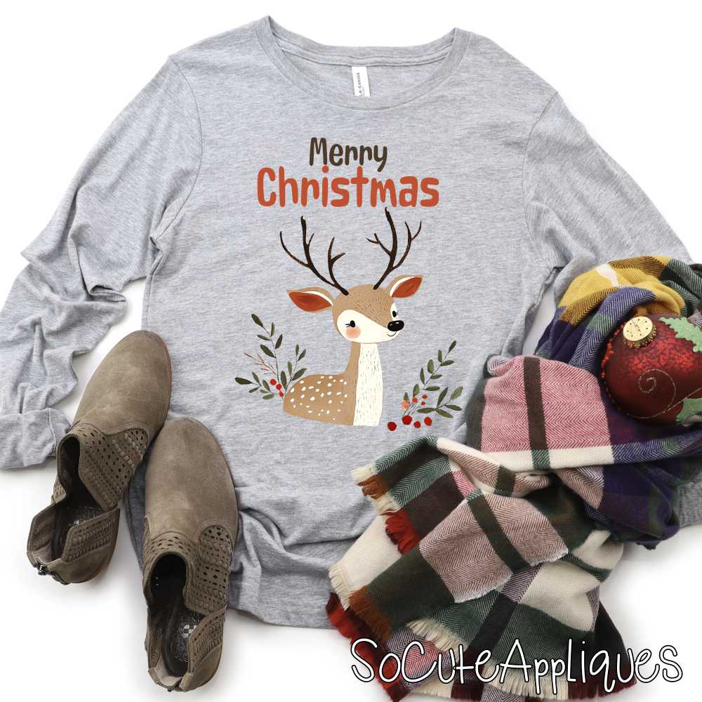 Merry Christmas deer *DTF* Transfer