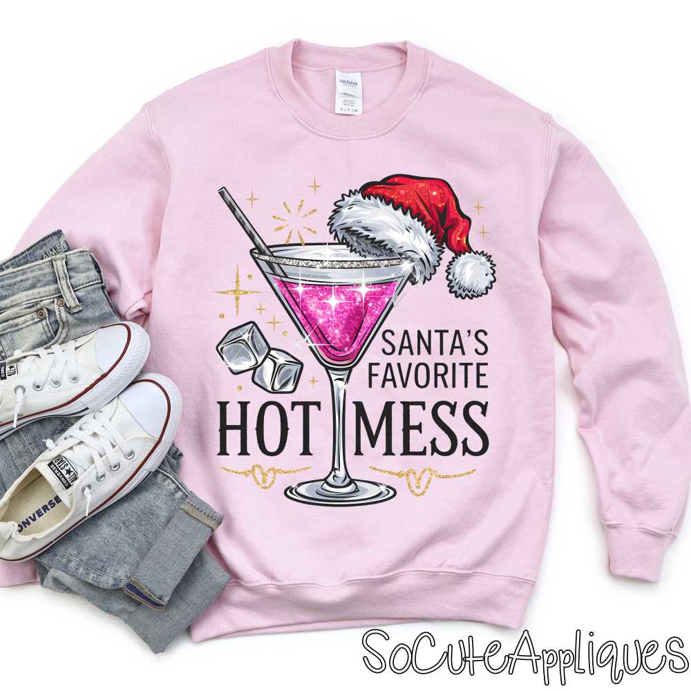 Santas favorite hot mess *DTF* Transfer