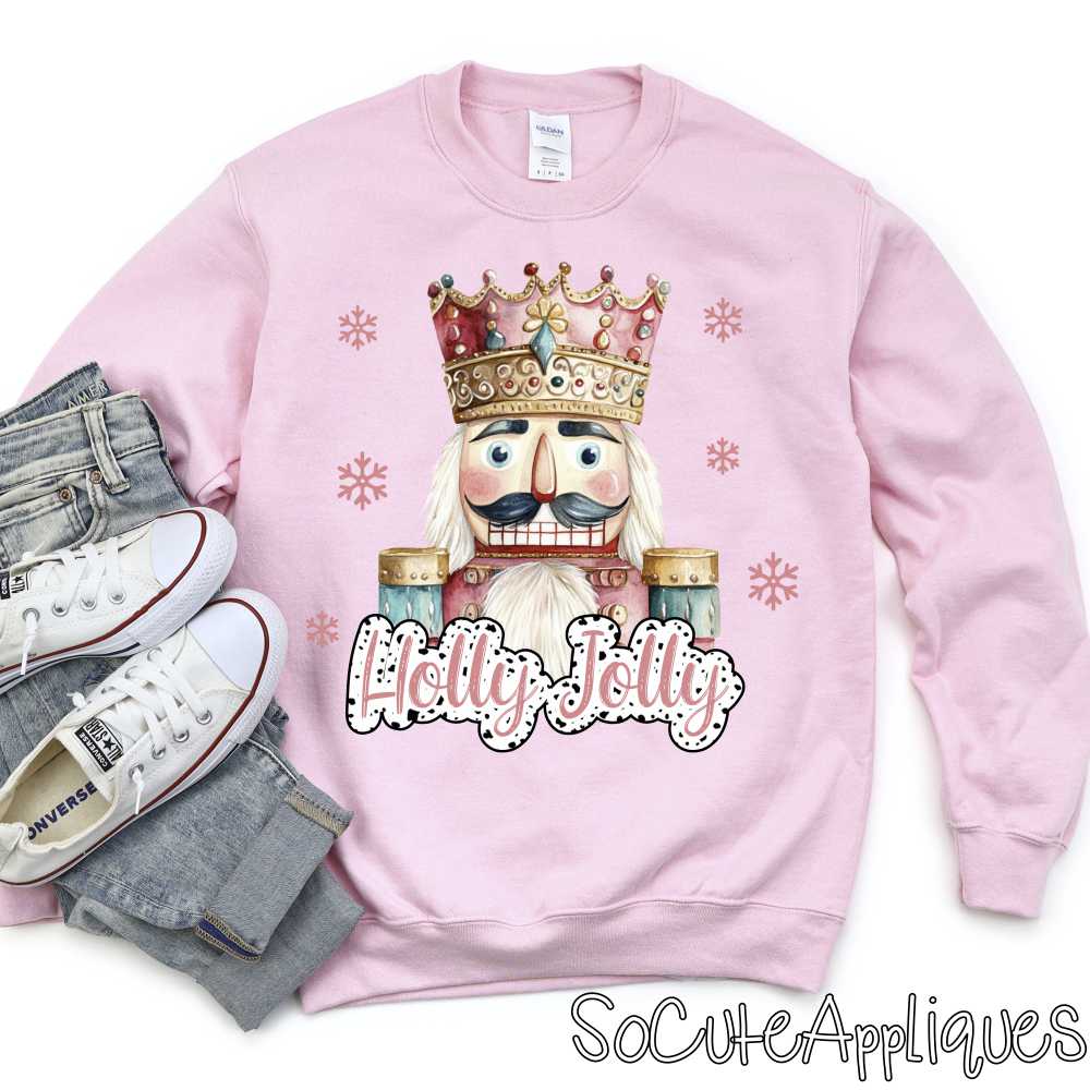 Holly Jolly Nutcracker *DTF* Transfer