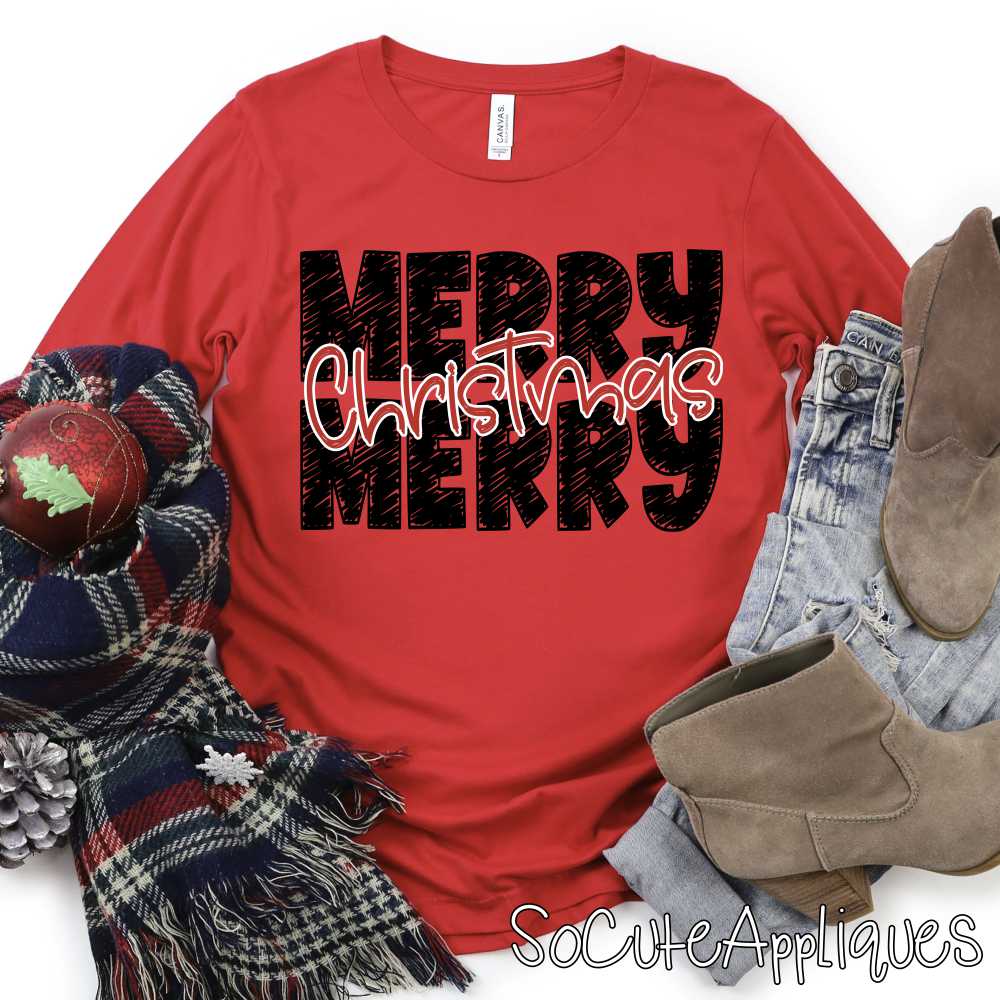 Merry Christmas *DTF* Transfer