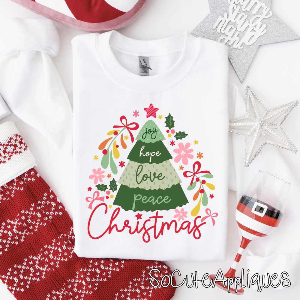 Joy hope Christmas *DTF* Transfer