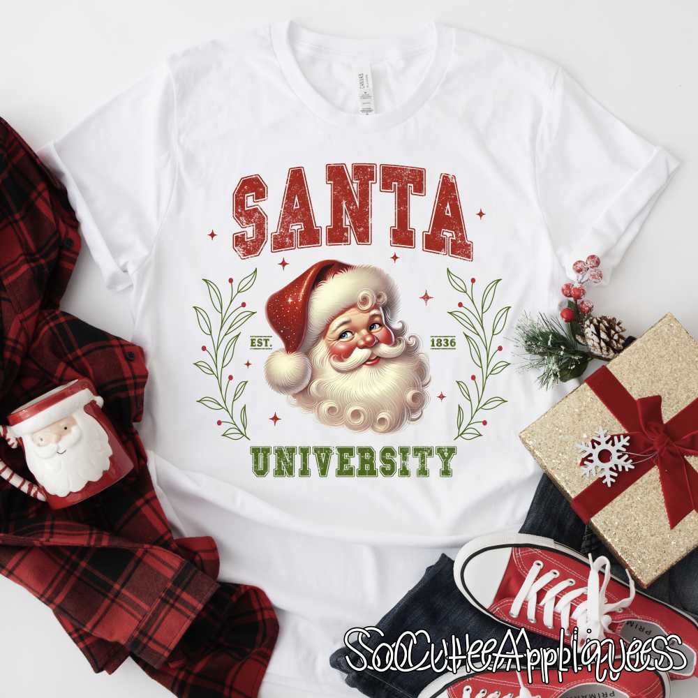 Santa University *DTF* Transfer