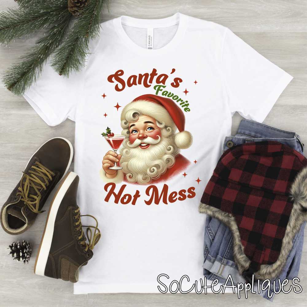 Santas favorite hot mess *DTF* Transfer