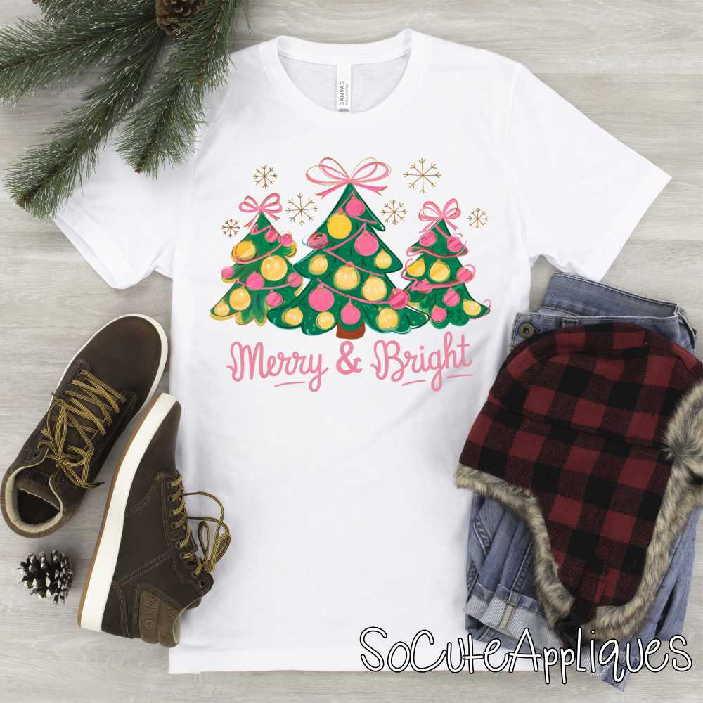Merry and bright *DTF* Transfer