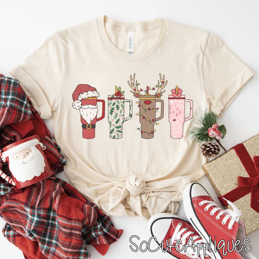 Christmas cups *DTF* Transfer