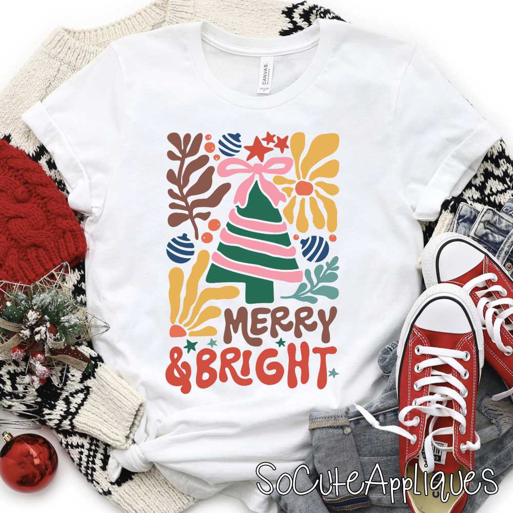 Merry and Bright *DTF* Transfer