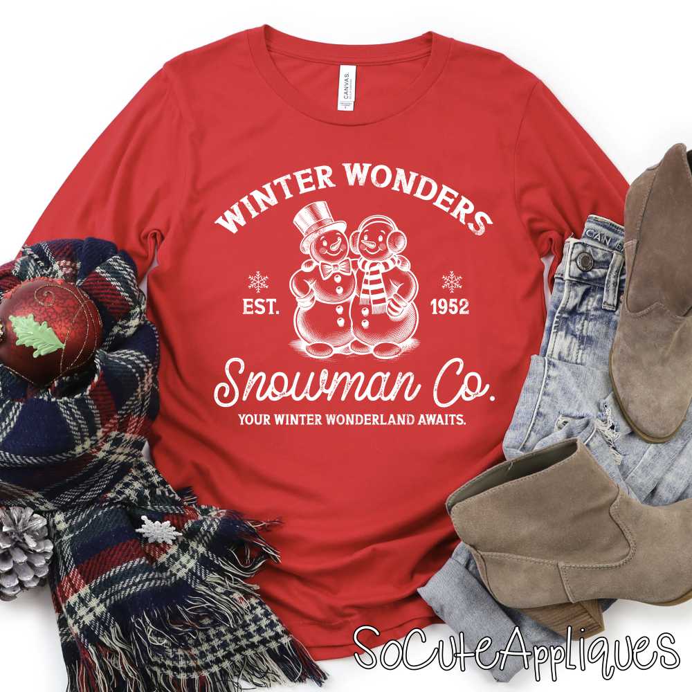 Winter wonders WHITE *DTF* Transfer