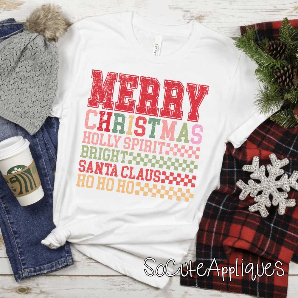 Merry Christmas *DTF* Transfer
