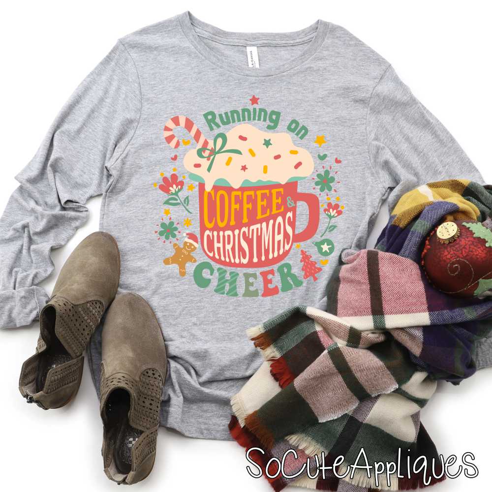 Running on Christmas Cheer *DTF* Transfer