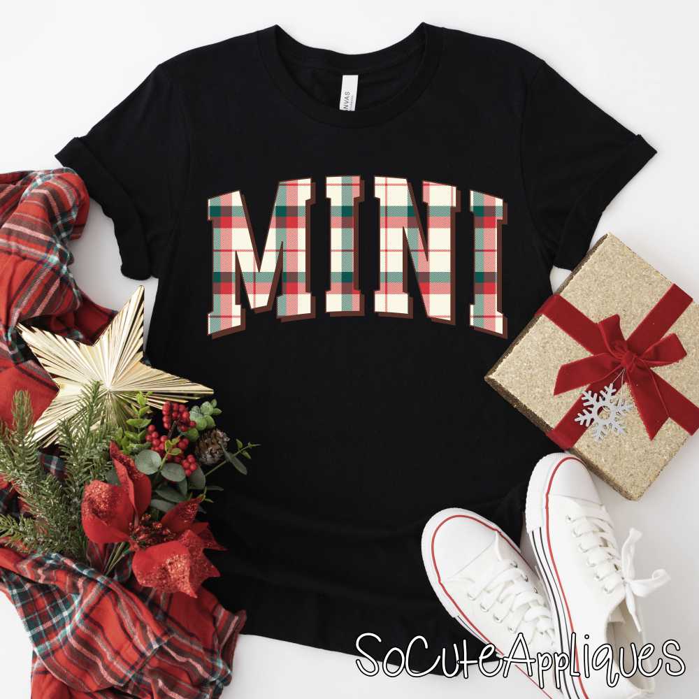Mini Christmas plaid *DTF* Transfer