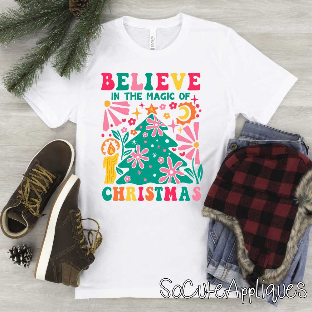 Believe in the magic of Christmas *DTF* Transfer