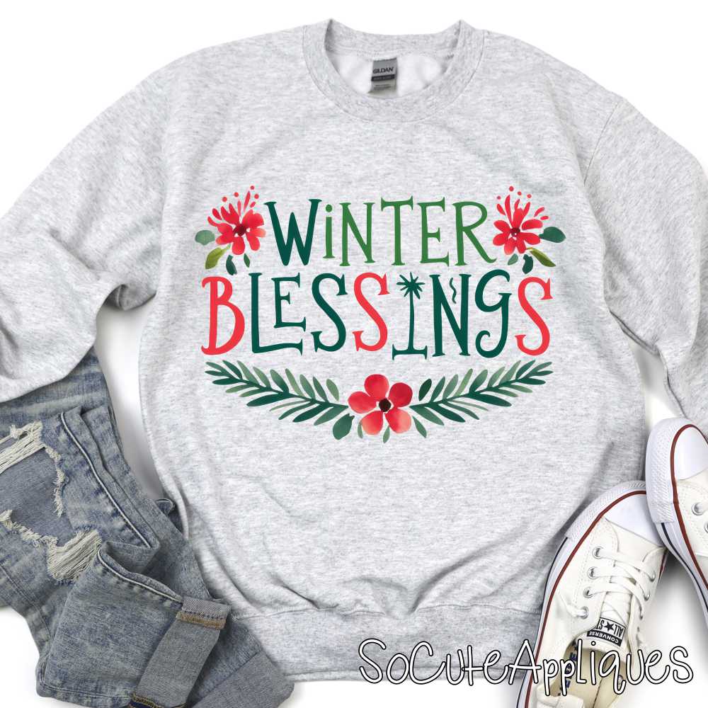 Winter Blessings *DTF* Transfer