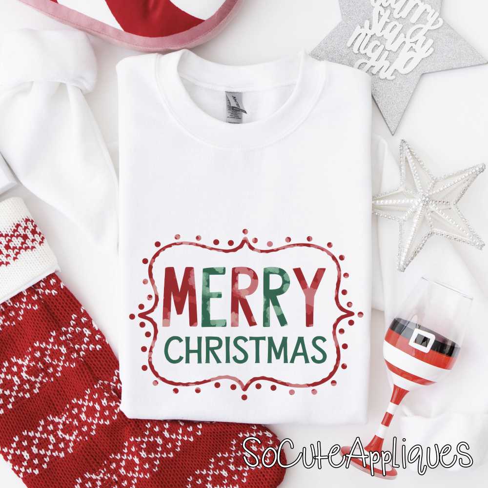 Merry Christmas *DTF* Transfer