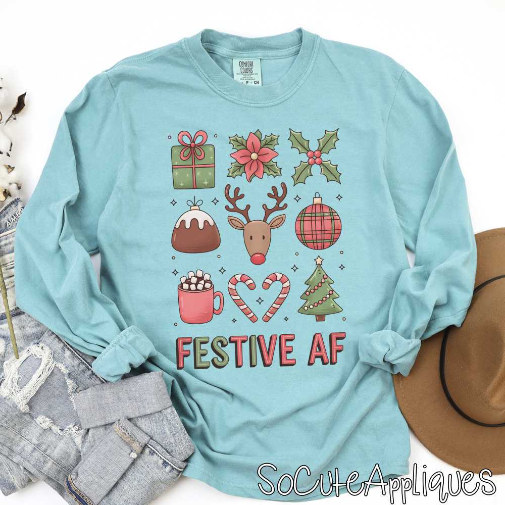 Festive AF *DTF* Transfer