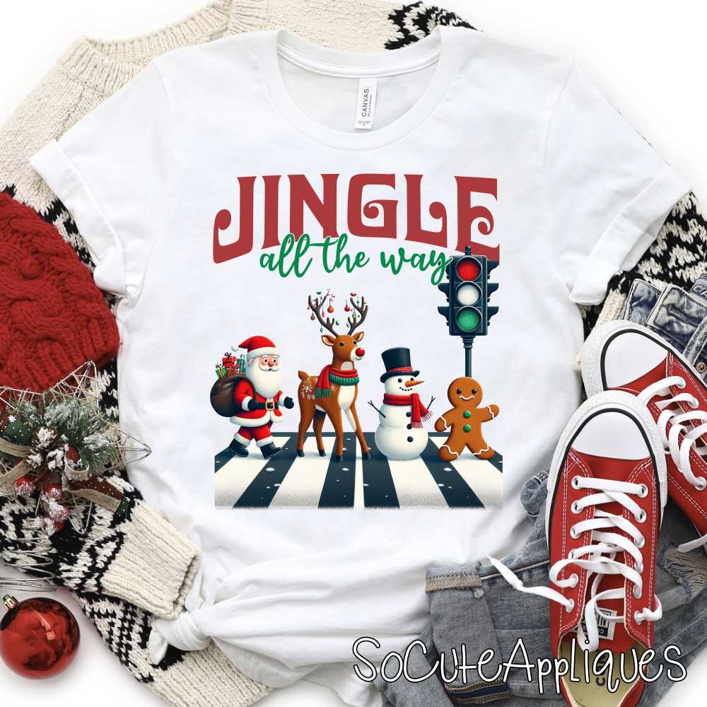 Jingle all the way *DTF* Transfer