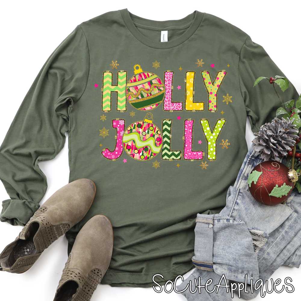 Holly Jolly *DTF* Transfer